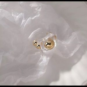 Geometric Candy Color Resin Thumb Rings Jewelry Finger Ring Rings Fashion